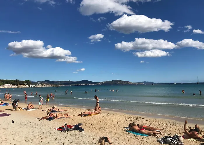 Blue Summer Vibes Appartement For 4P, Ac, Terrace, Parking, Beach At 50M, Spa Access -6